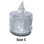 náhled Svíčka na baterie LED Smokeless Candles size S (24) / Nen dien