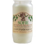 náhled Sofie hřbitovní svíčka olejová 100g 9,5cm - 1,5 dne Bílé (30)