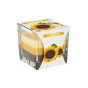 xem trước Bispol 3barevná svíčka ve skle 170g Sunflowers (hop vuong)