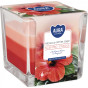 náhled Bispol 3barevná svíčka ve skle 170g Hibiscus - White Sage (hop vuong)