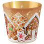 náhled Bartek svíčka sklo 115g Gingerbread Town (12)