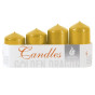 náhled Golden D. svíčka adventní 4ks schody Metalic Gold (24)