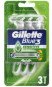 xem trước Gillette blue3 3ks Sensitive holící strojky (zelený)