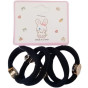 náhled Gumičky na vlasy černé s ozdobou (bal/12set)