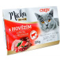 náhled Chejn micka vanička pro kočky 325g s hovězím (12)