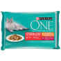 náhled Purina One kapsička (4x85g) STERILCAT kuřecí a zelené fazolky + hovězí a mrkev