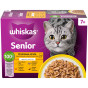 xem trước Whiskas kapsa 12ks x 85g Senior Drůbeží hody ve šťávě (4)