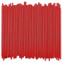náhled ESHOP - Slámky (Brčko) plastové 250x8mm 100ks červené