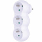xem trước Solight rozbočka s podpěrou 3x10A bílá