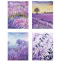 náhled Dárková taška 32x26x10cm Malovaná levandule IMC-02855 (12ks/bal)