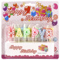 náhled Dortová svíčka Happy Birthday PT12228 (bal/12ks)