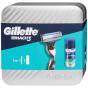 xem trước Kazeta 3ks - Gillette Mach3 (strojek + 1ks náhradní + series gel 75ml)