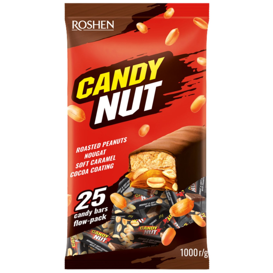Roshen Candy Nut 1kg Nougat a soft caramel (5) Tham & Ha Plus