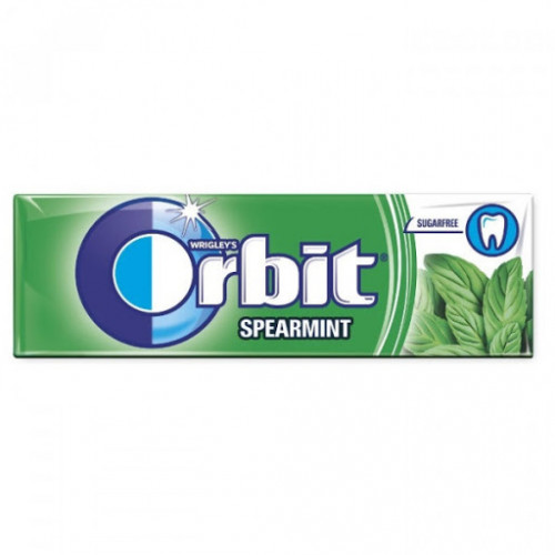 ORBIT 14g Spearmint zelený